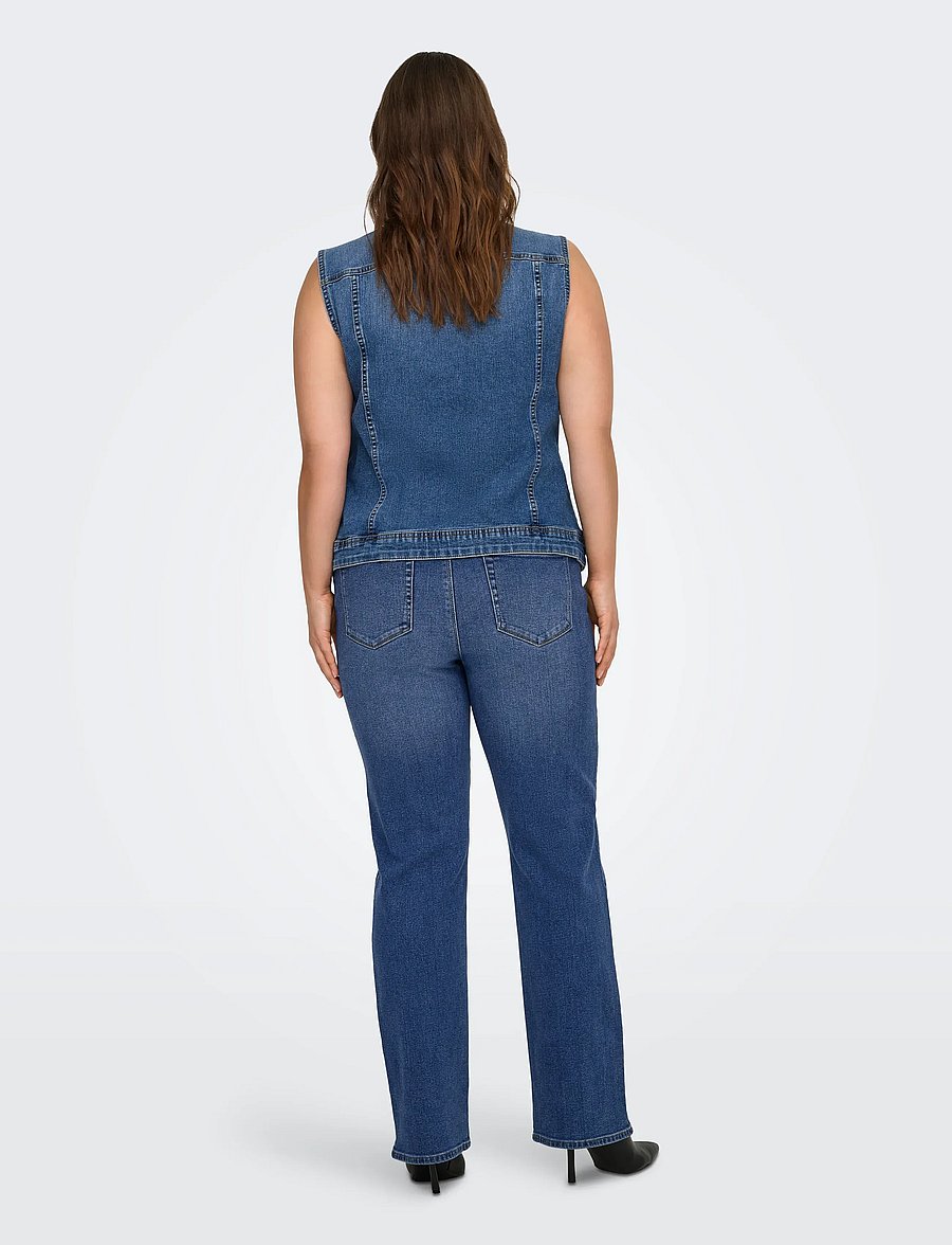 ONLY Carmakoma - CARWESPA WEST DNM PIM619 NOOS - medium blue denim - 3