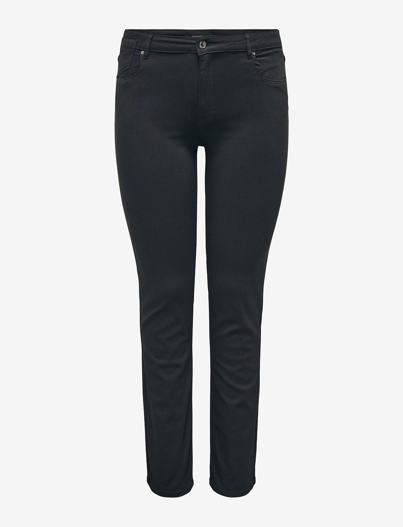 ONLY Carmakoma - CARALICIA REG STRT 4EVER BLK DNM SOO5669 - straight jeans - black denim - 0
