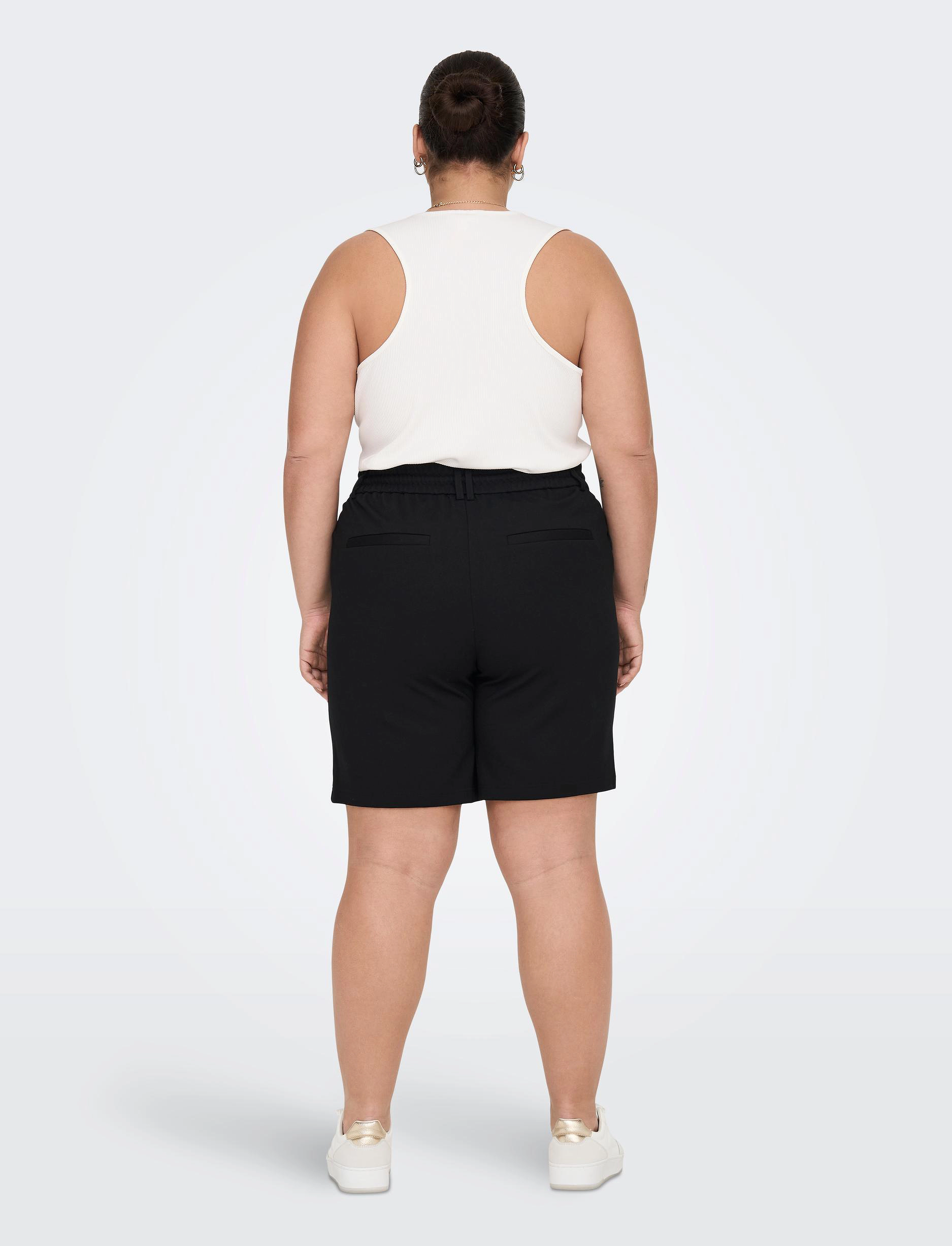 ONLY Carmakoma - CARGOLDTRASH LONG SHORTS PNT - freizeitshorts - black - 3