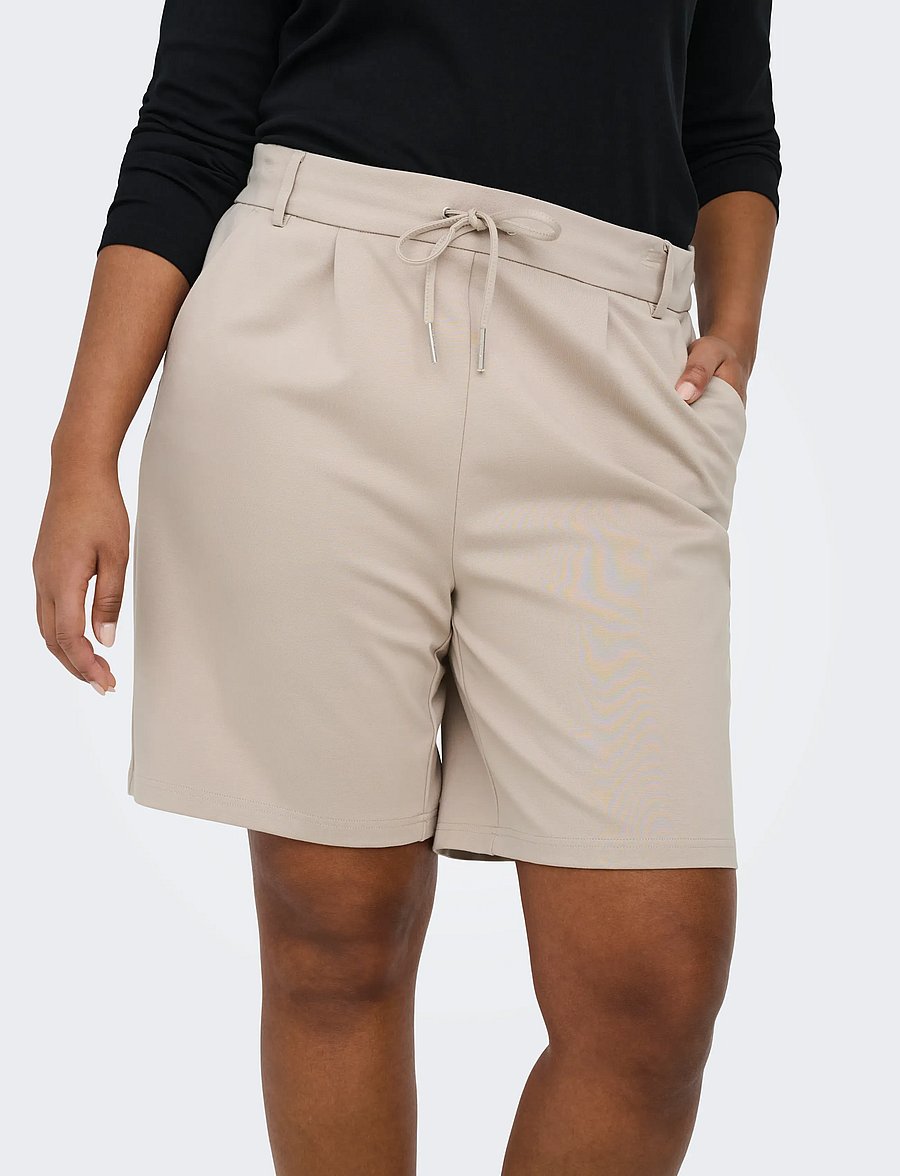 ONLY Carmakoma - CARGOLDTRASH LONG SHORTS PNT - kasdienio stiliaus šortai - pure cashmere - 5