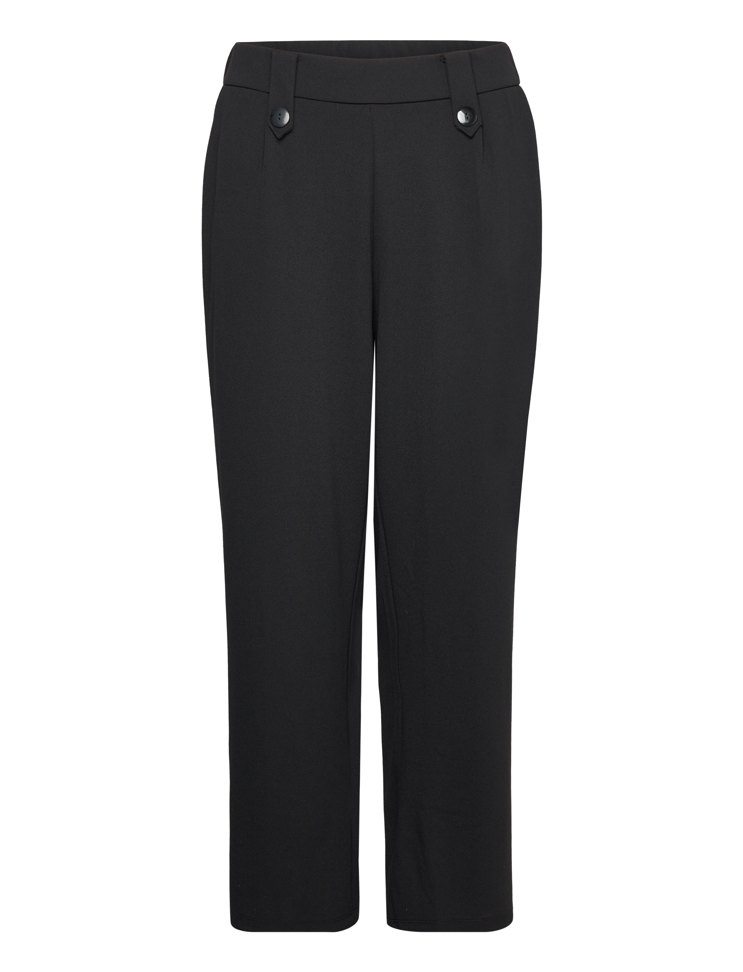 ONLY Carmakoma CARSANIA BUTTON PANT JRS PNT NOOS - ONLY Carmakoma - BLACK / black