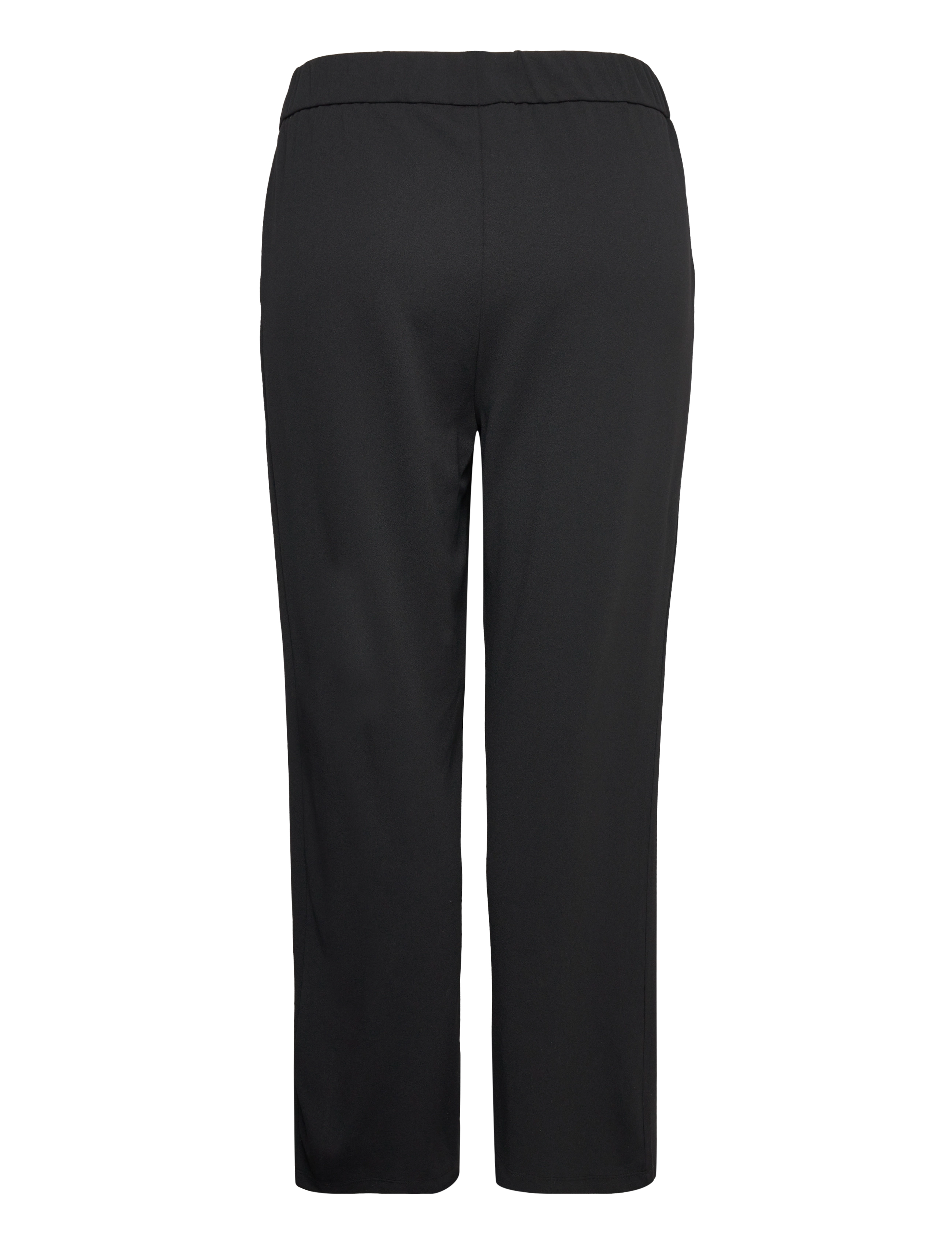 ONLY Carmakoma - CARSANIA BUTTON PANT JRS PNT NOOS - laia säärega püksid - black - 2