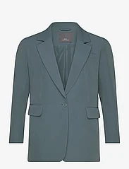 ONLY Carmakoma - CARLANA-BERRY L/S OVS BLAZER TLR NOOS - festkläder till outletpriser - goblin blue - 0