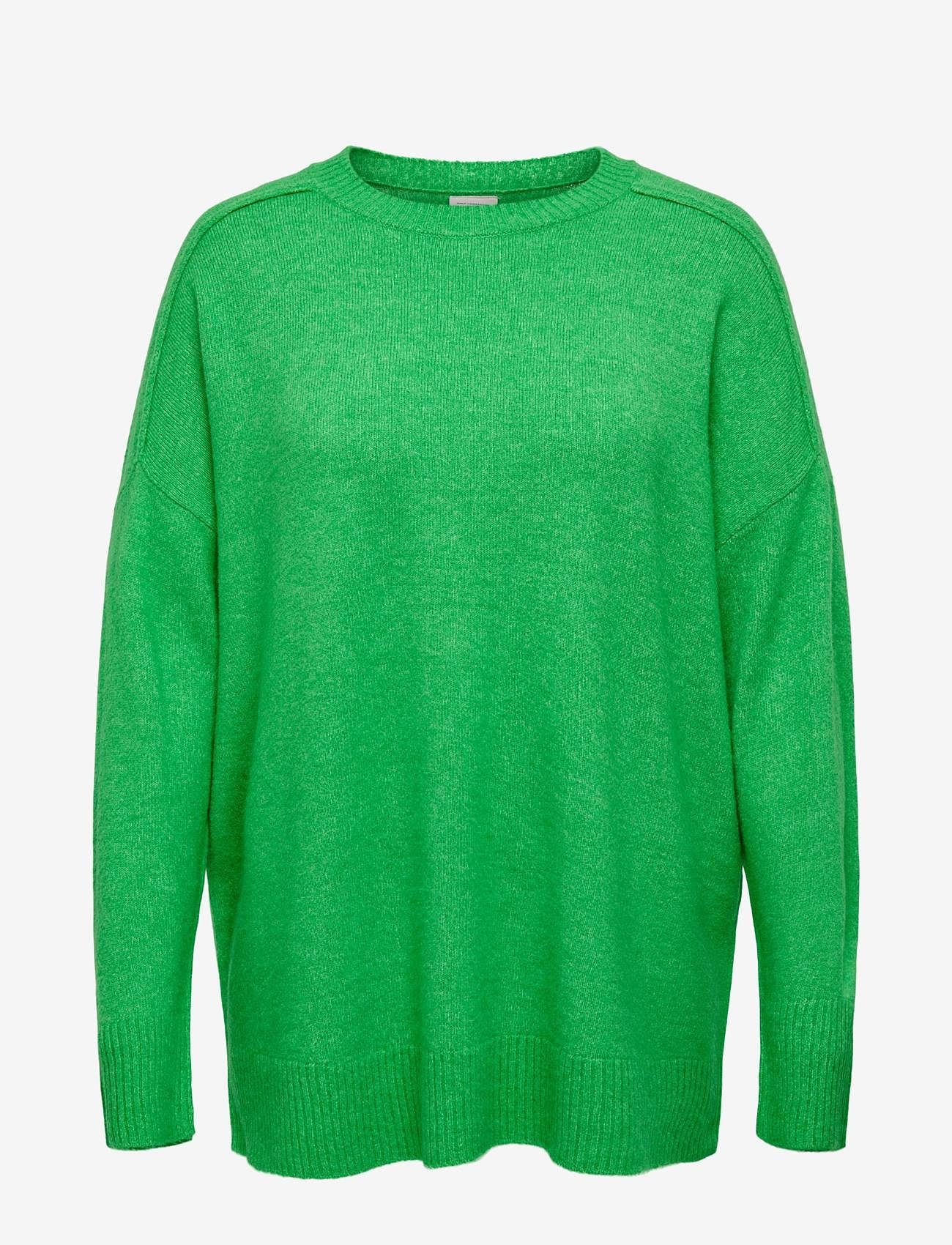 ONLY Carmakoma - CAREMILIA LS LOOSE ONECK CC KNT - pullover - island green - 0