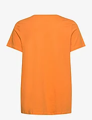 ONLY Carmakoma - CARBONNIE LIFE S/S V-NECK A-SHAPE TEE - t-shirts - apricot - 1
