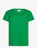 CARBONNIE LIFE S/S V-NECK A-SHAPE TEE - GREEN BEE