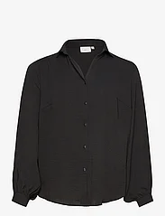 ONLY Carmakoma - CARAYO JACKIE LS SHIRT WVN - langärmlige hemden - black - 0