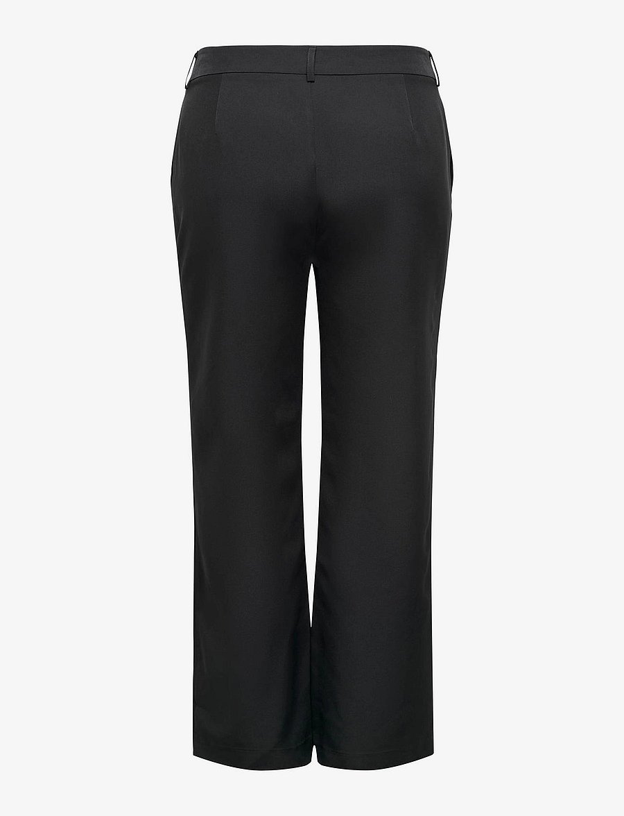 ONLY Carmakoma - CARLANA-BERRY MID STRAIGHT PANT WVN - black - 1