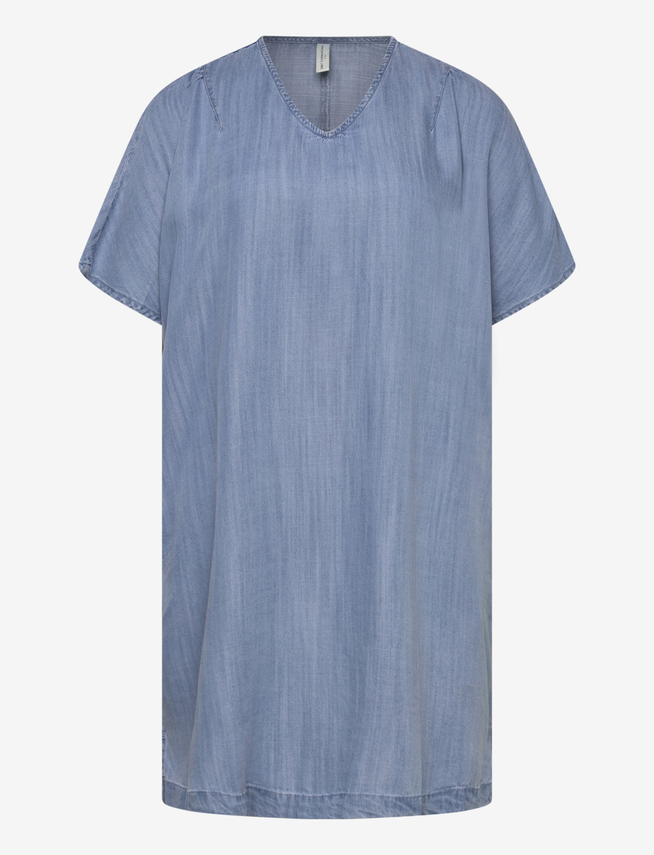 ONLY Carmakoma - CARNOA SS KNEE DRESS YOK - teksakleidid - medium blue denim - 0