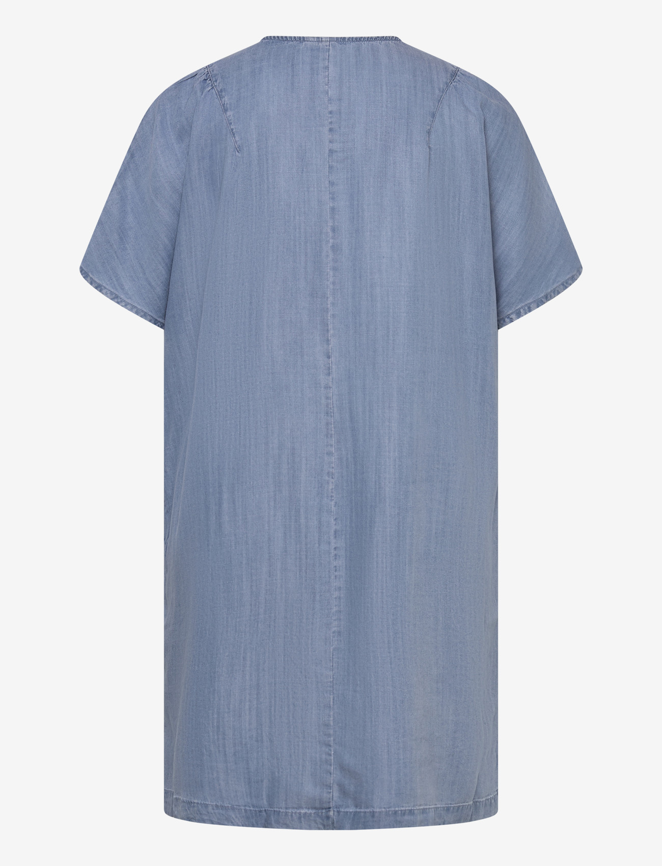 ONLY Carmakoma - CARNOA SS KNEE DRESS YOK - teksakleidid - medium blue denim - 1