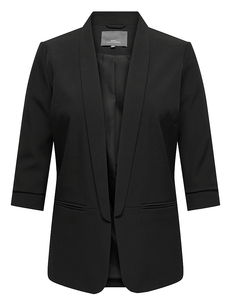 ONLY Carmakoma - CARELLY 3/4 LIFE BLAZER TLR NOOS - oversize kavajer - black - 1