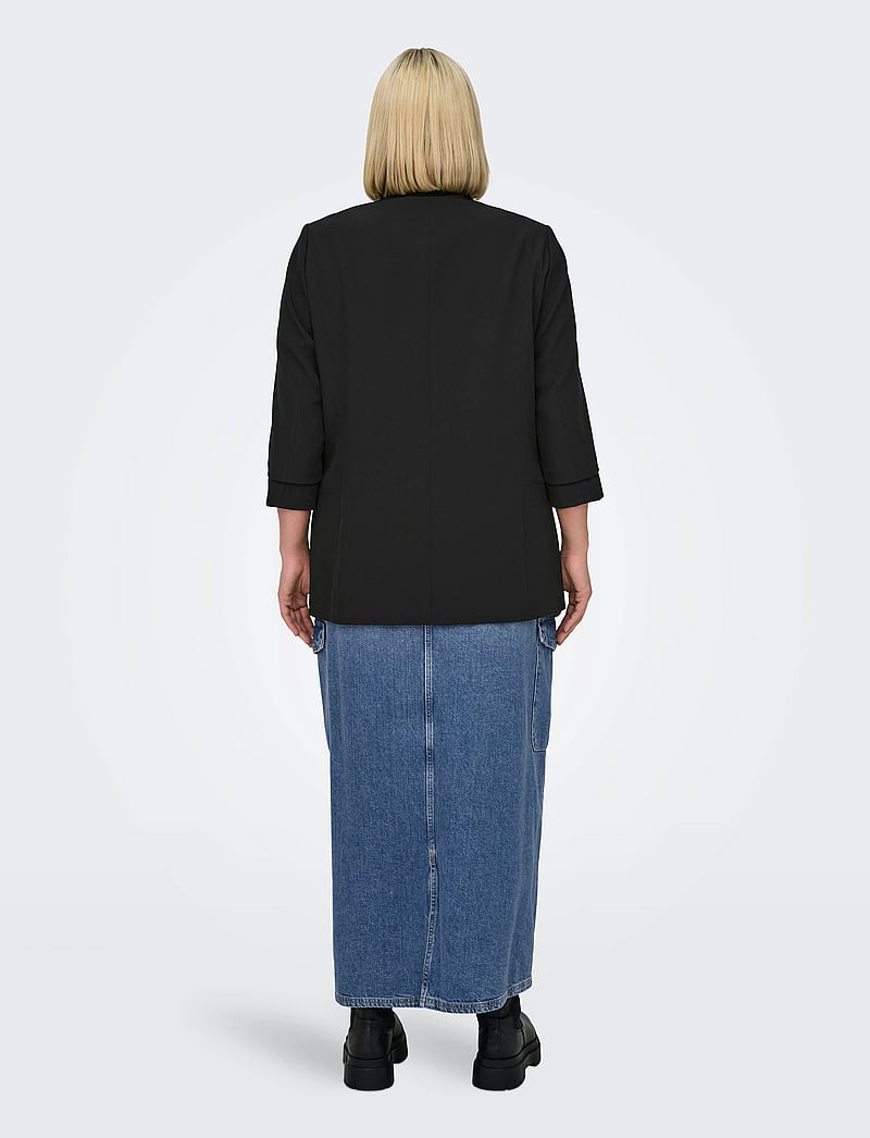 ONLY Carmakoma - CARELLY 3/4 LIFE BLAZER TLR NOOS - oversize kavajer - black - 3
