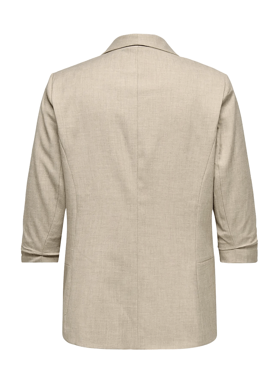 ONLY Carmakoma - CARELLY 3/4 BLAZER TLR NOOS - enkeltspente blazere - white pepper - 2