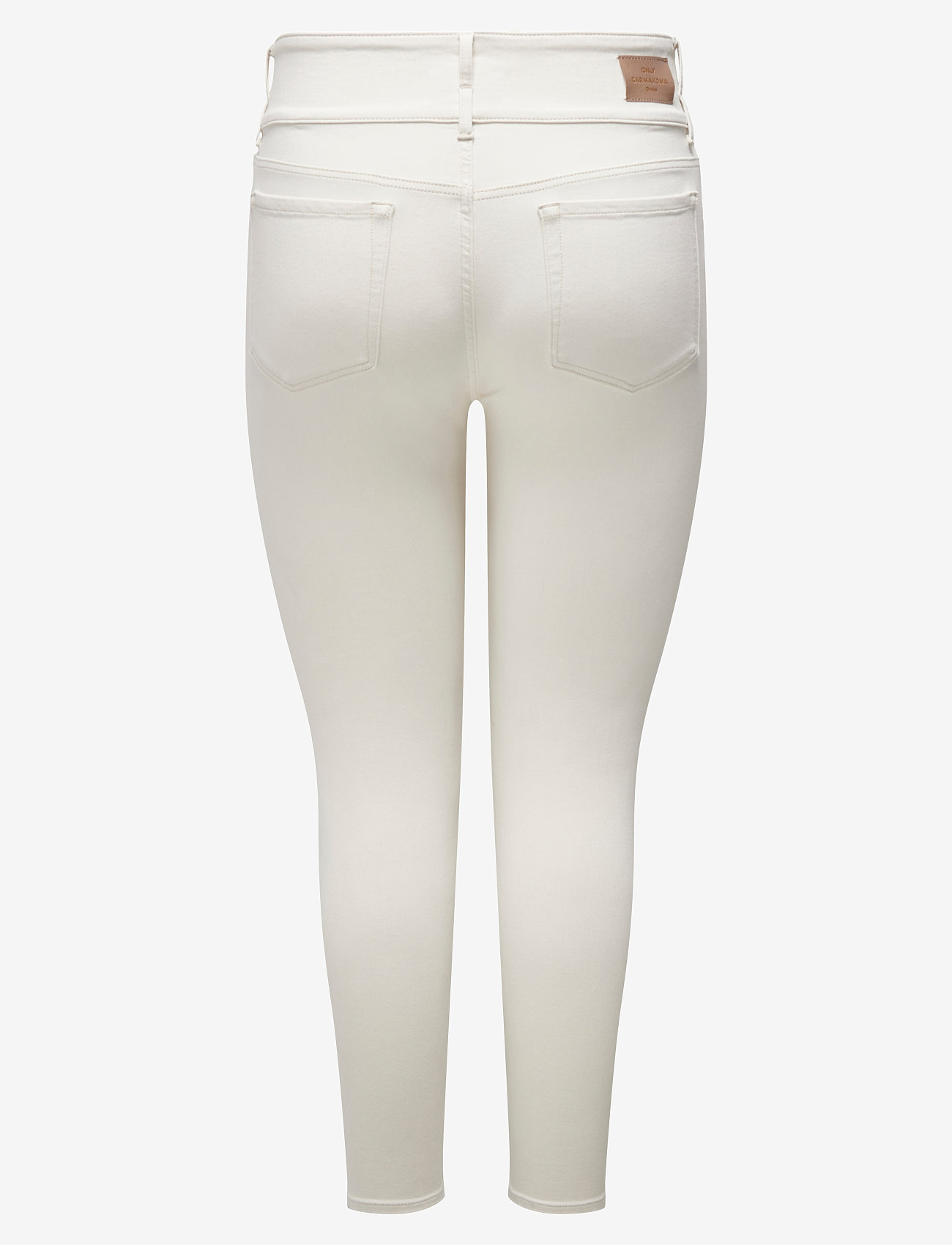 ONLY Carmakoma - CARANNA HW SKINNY ANK DNM ANA NOOS - skinny jeans - ecru - 1