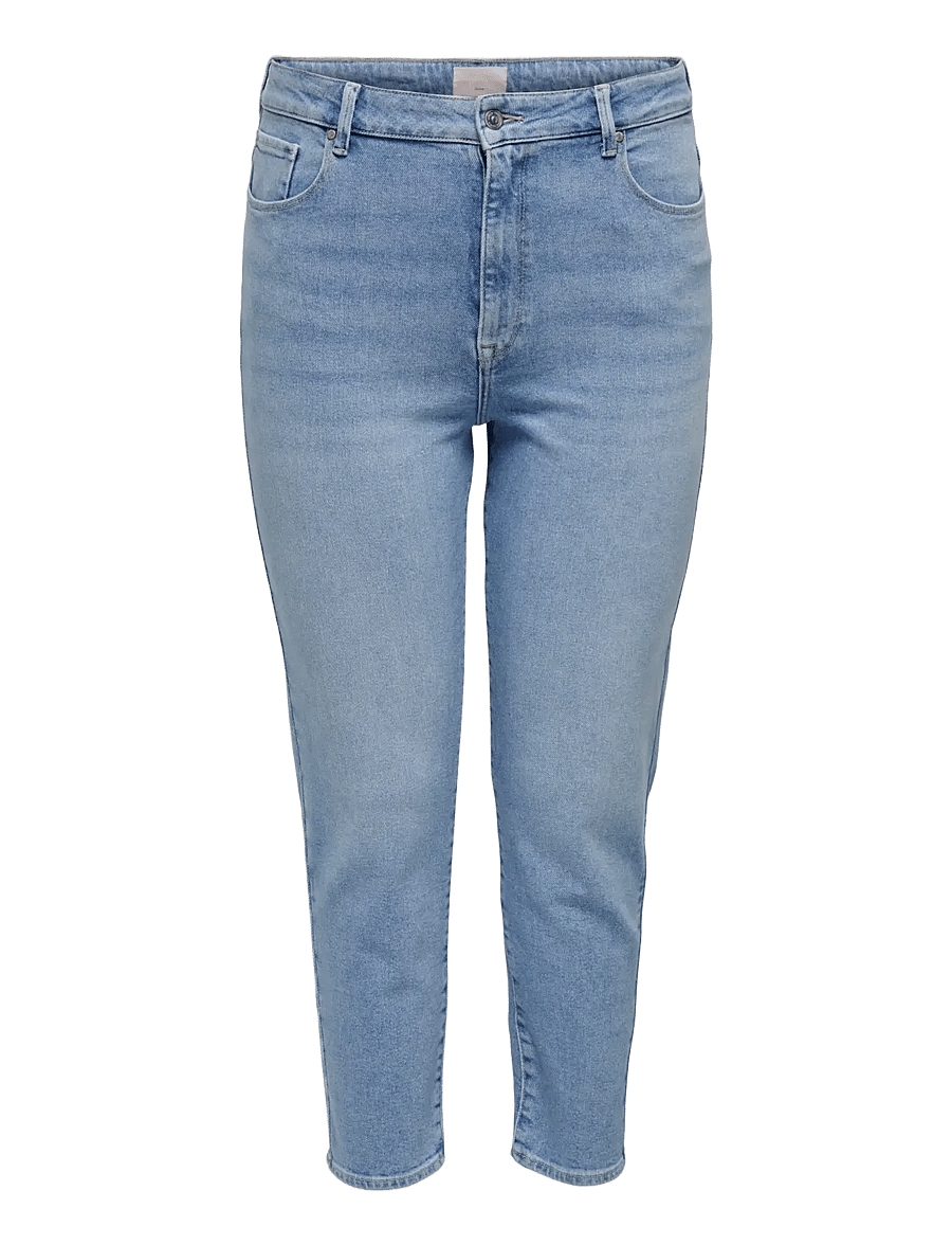 ONLY Carmakoma - CAREMILYSTRETCH HW STR ANK DNM CRO1 NOOS - light blue denim - 1