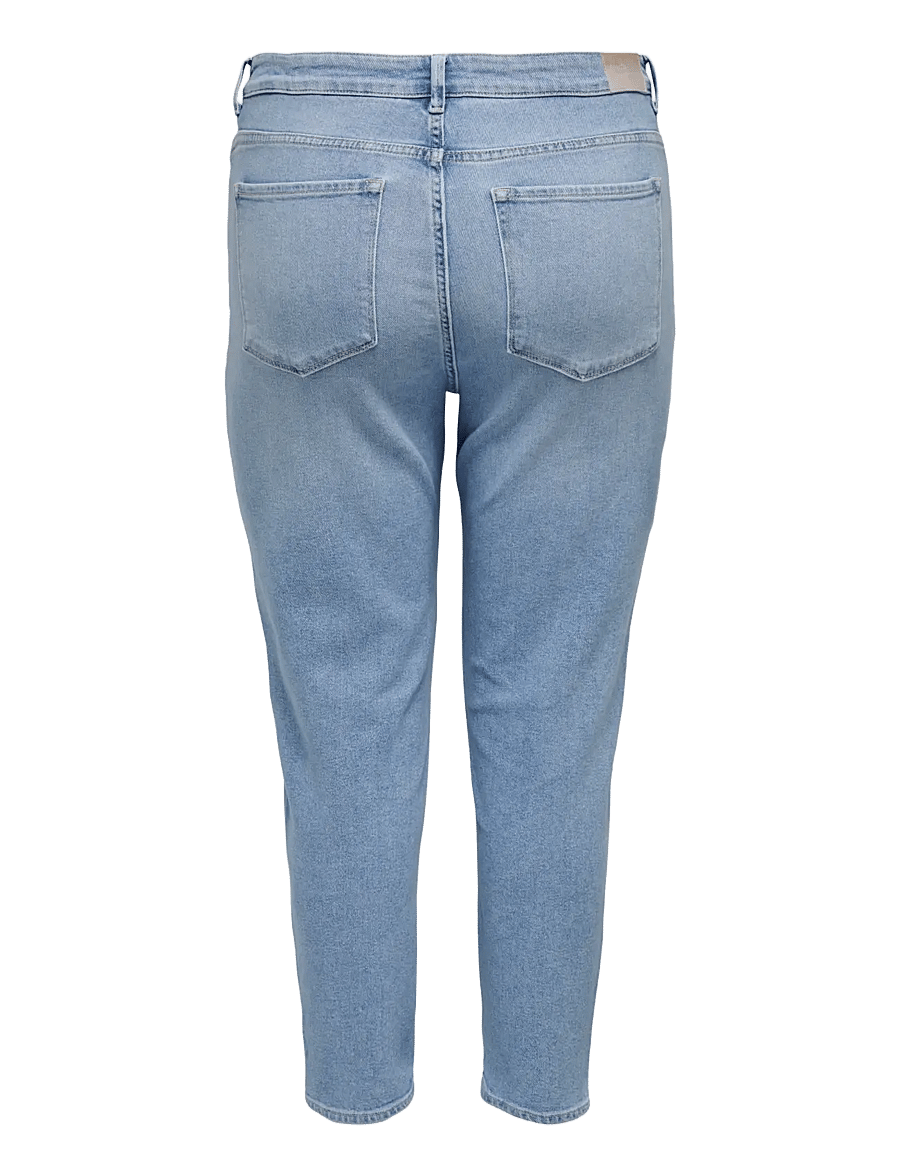 ONLY Carmakoma - CAREMILYSTRETCH HW STR ANK DNM CRO1 NOOS - light blue denim - 2