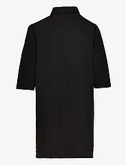 ONLY Carmakoma - CARKEZIAH 3/4 ZIPPER DRESS  WVN - t-shirtklänningar - black - 1