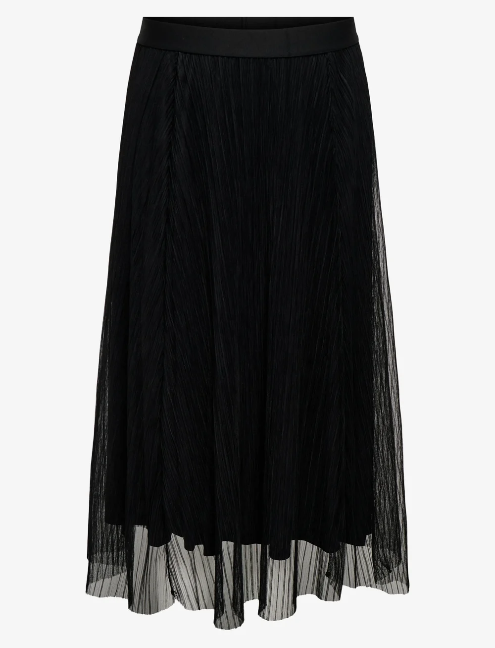 ONLY Carmakoma - CARLAVINA SKIRT JRS NOOS - plisserade kjolar - black - 1