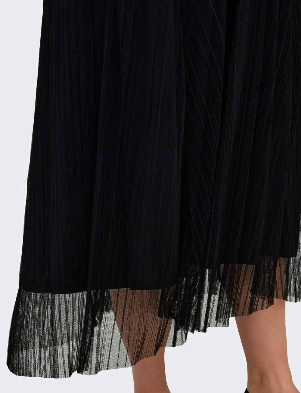 ONLY Carmakoma - CARLAVINA SKIRT JRS NOOS - plisserade kjolar - black - 5