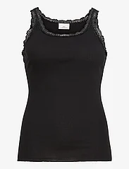 ONLY Carmakoma - CARXENA S/L LACE TOP JRS - lowest prices - black - 0