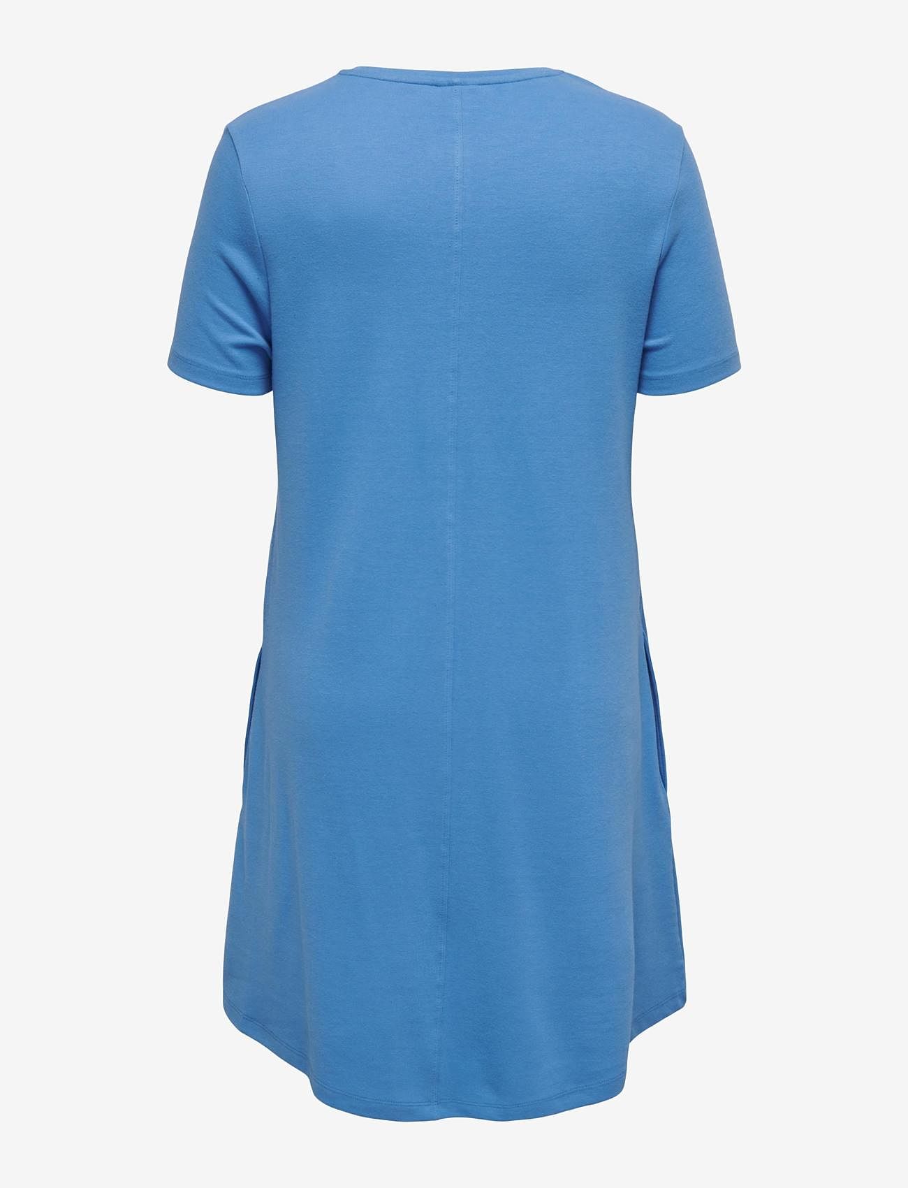 ONLY Carmakoma - CARCAIA NEW S/S POCKET DRESS JRS - marškinėlių tipo suknelės - super sonic - 1