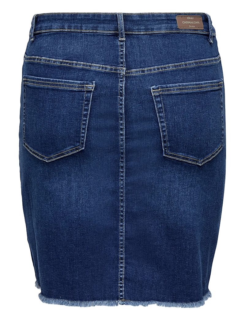 ONLY Carmakoma - CARWILLY HW BTN SKIRT TAI251 - teksaseelikud - dark blue denim - 2