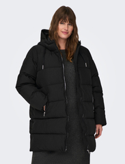 ONLY Carmakoma - CARNEWDOLLY LONG PUFFER COAT CC OTW - winter jackets - black - 2
