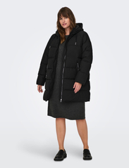 ONLY Carmakoma - CARNEWDOLLY LONG PUFFER COAT CC OTW - winter jackets - black - 4