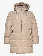 ONLY Carmakoma - CARNEWDOLLY LONG PUFFER COAT CC OTW - winter jackets - weathered teak - 0