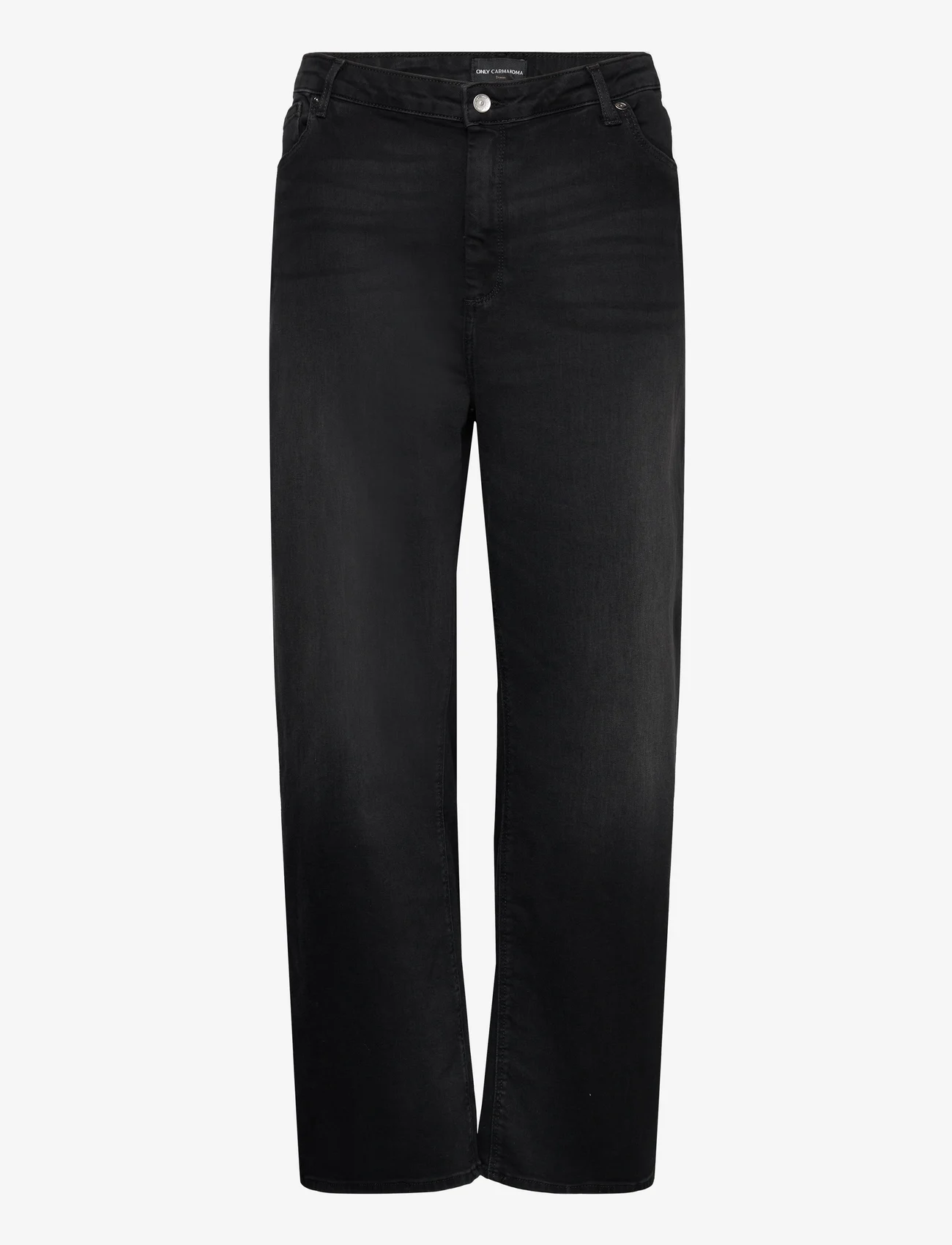 ONLY Carmakoma - CARWILLY HW WIDE JEANS CRO1099 NOOS - black - 0