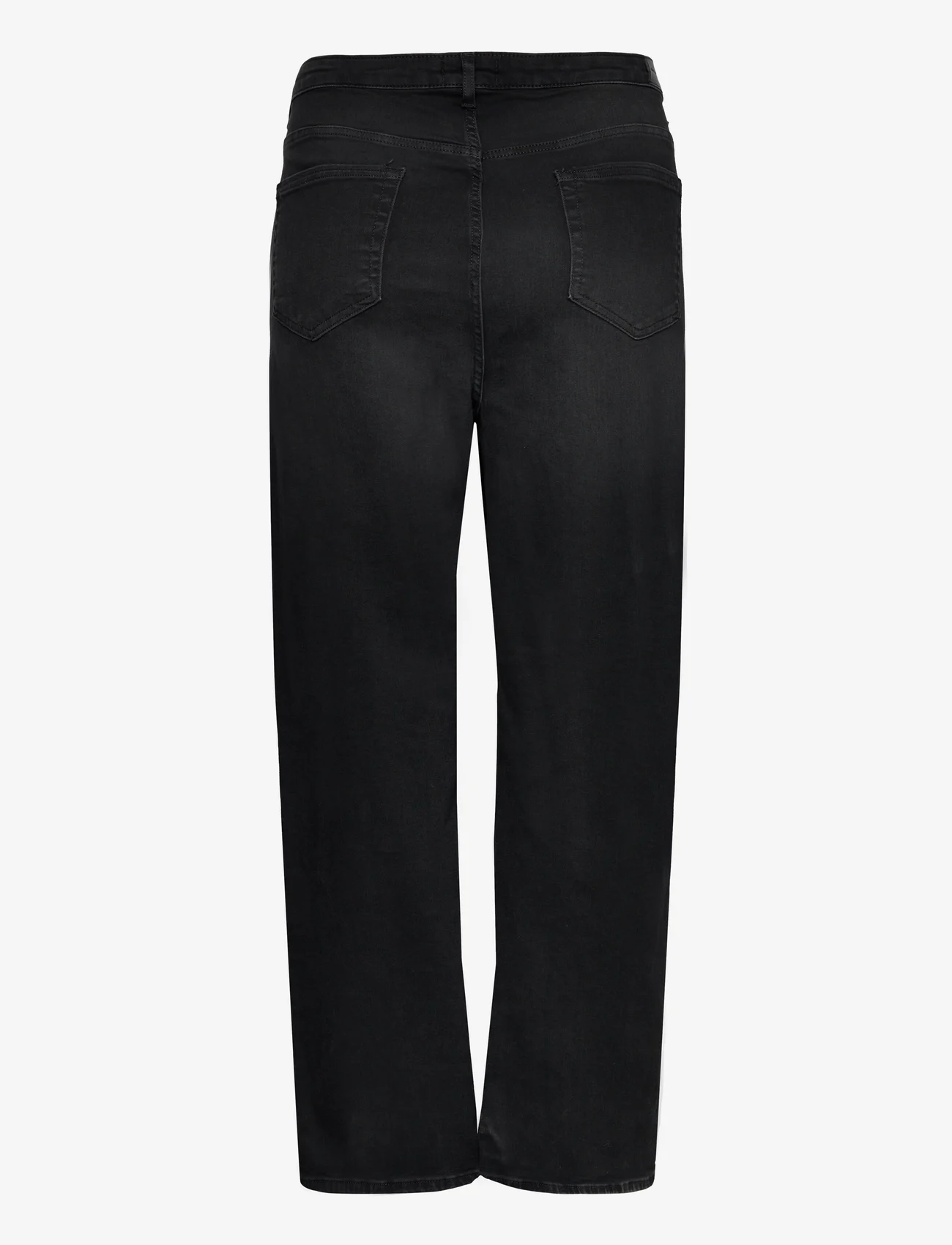 ONLY Carmakoma - CARWILLY HW WIDE JEANS CRO1099 NOOS - black - 1