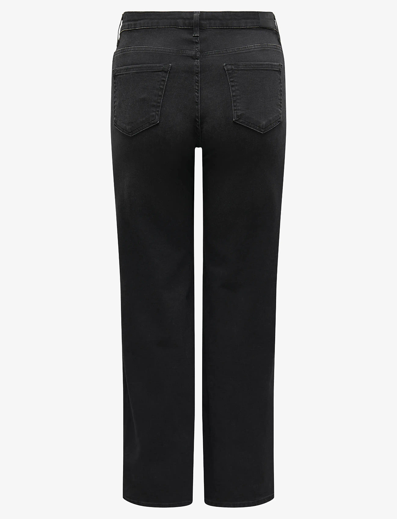 ONLY Carmakoma - CARWILLY HW WIDE JEANS CRO1099 NOOS - hosen mit weitem bein - black denim - 2