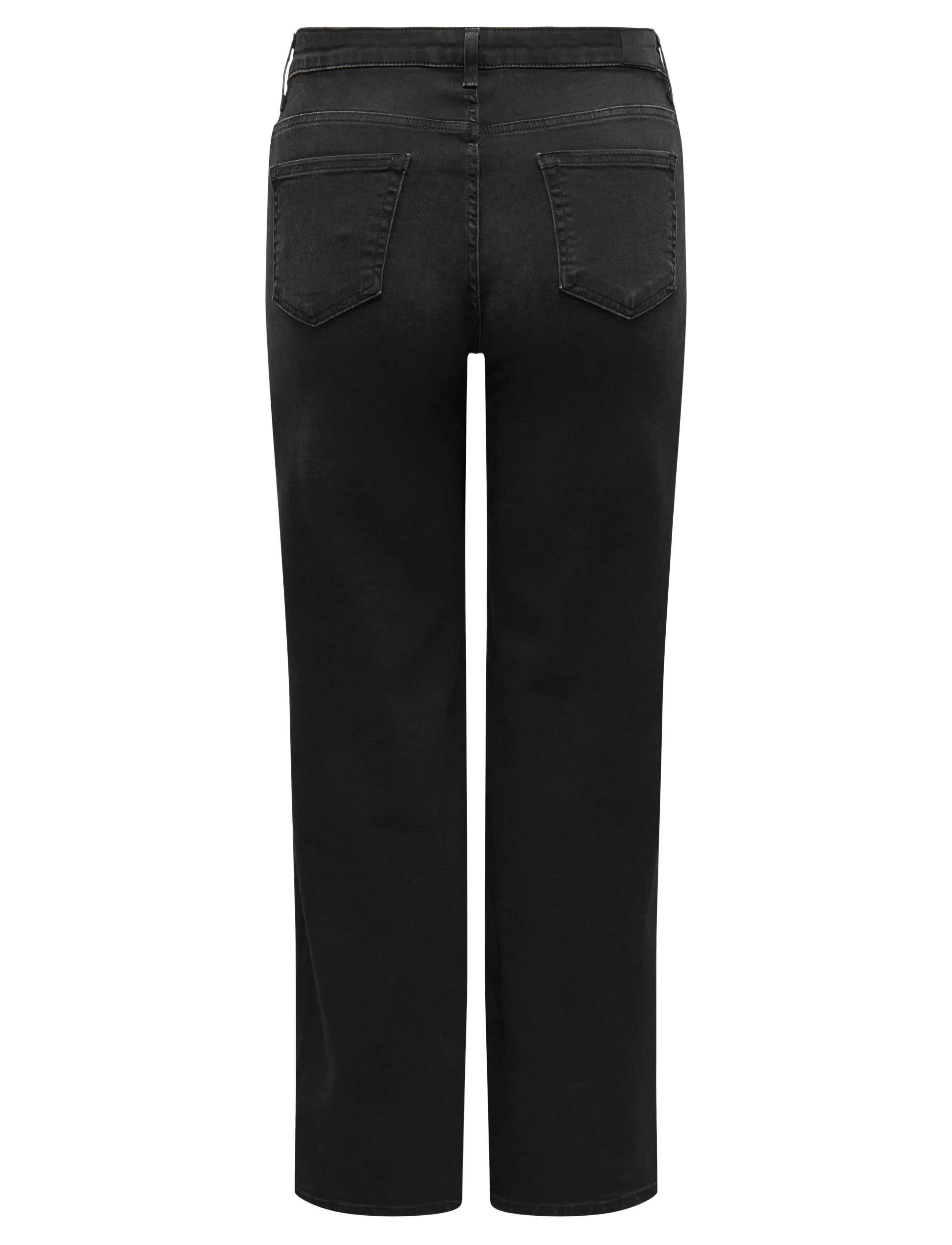 ONLY Carmakoma - CARWILLY HW WIDE JEANS CRO1099 NOOS - hosen mit weitem bein - black denim - 2