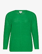 CARNEW FOXY L/S PULLOVER KNT - GREEN BEE