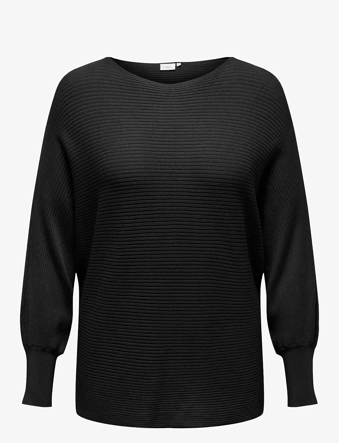 ONLY Carmakoma - CARNEW ADALINE LS PULLOVER KNT NOOS - black - 1