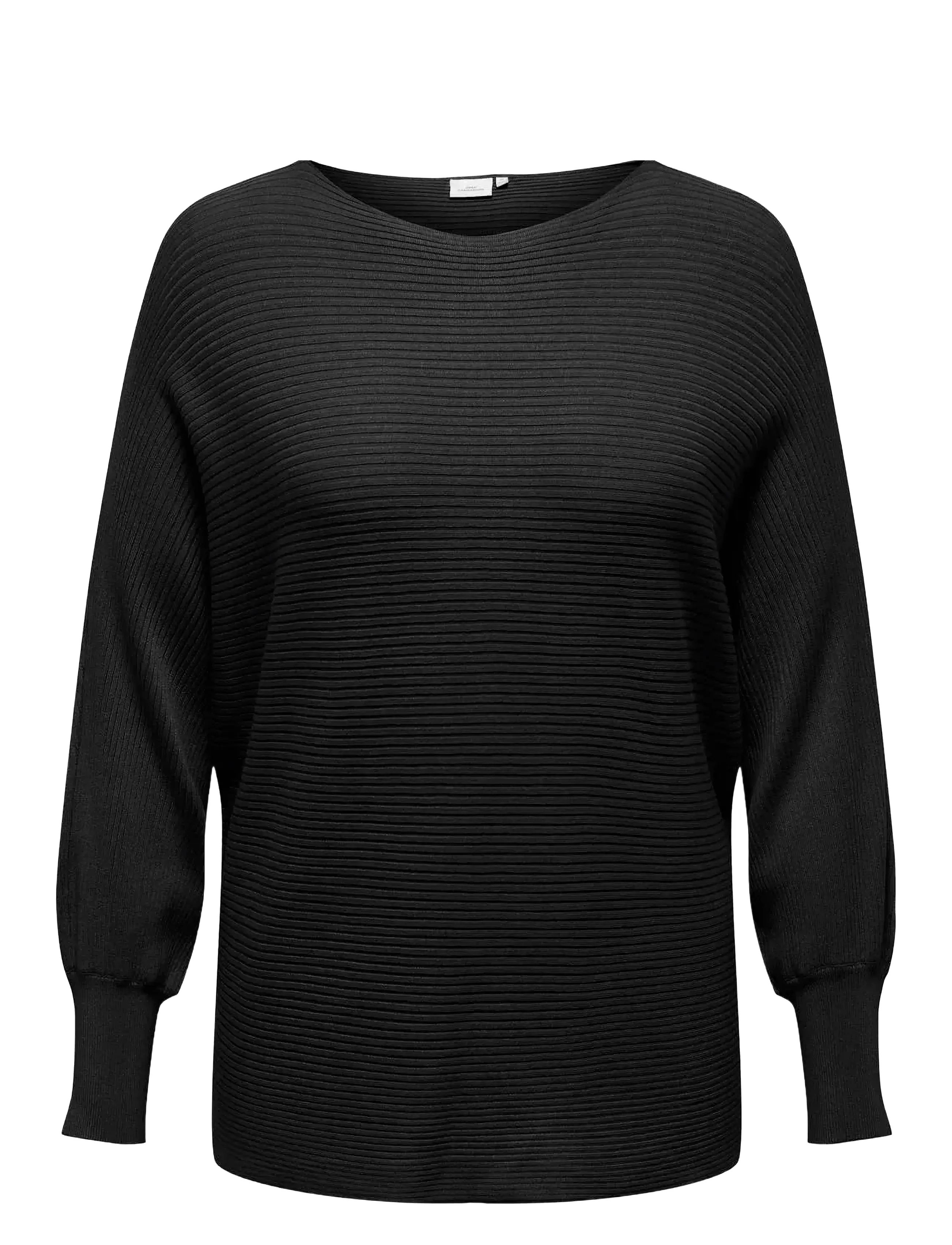 ONLY Carmakoma - CARNEW ADALINE LS PULLOVER KNT NOOS - black - 1