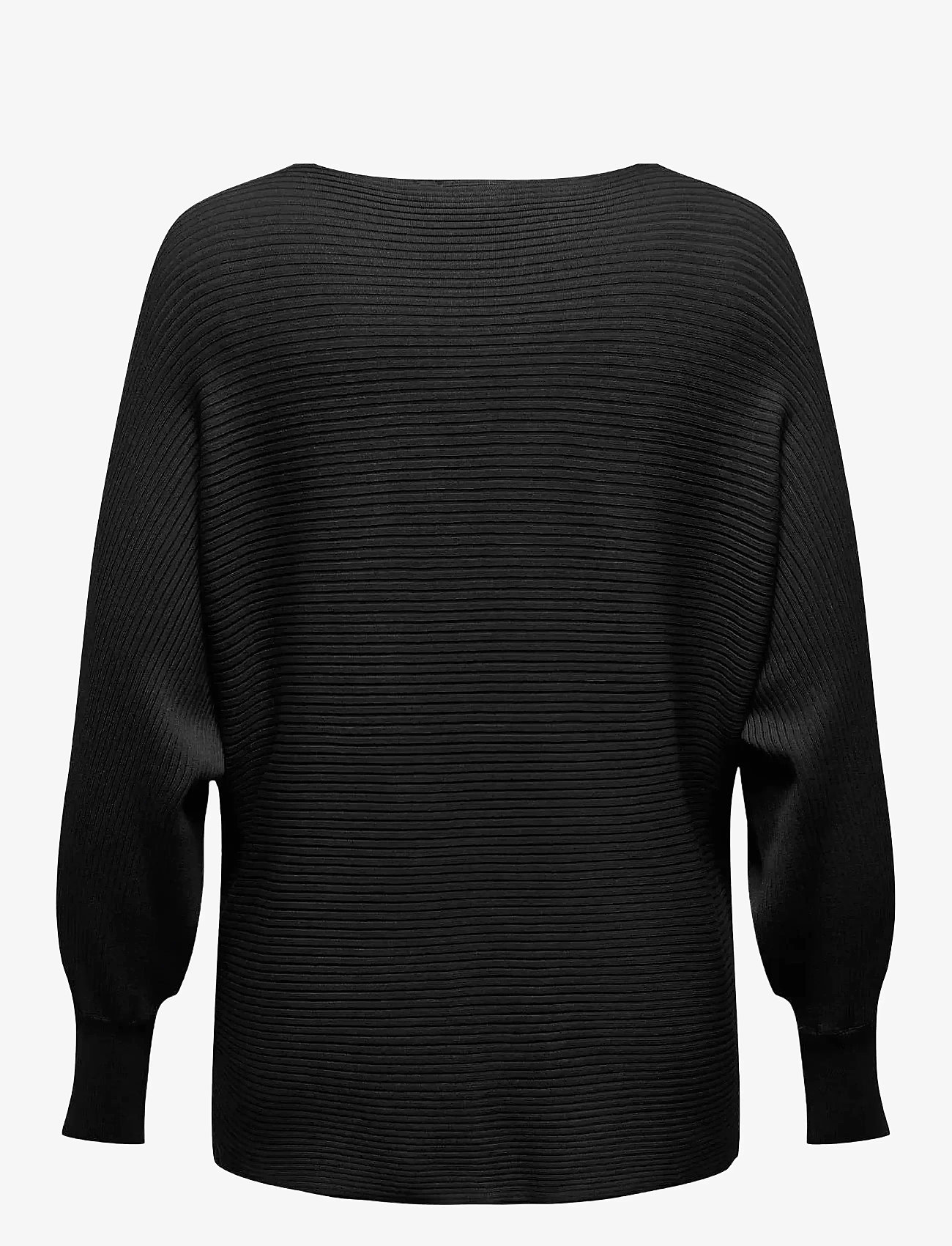 ONLY Carmakoma - CARNEW ADALINE LS PULLOVER KNT NOOS - black - 2