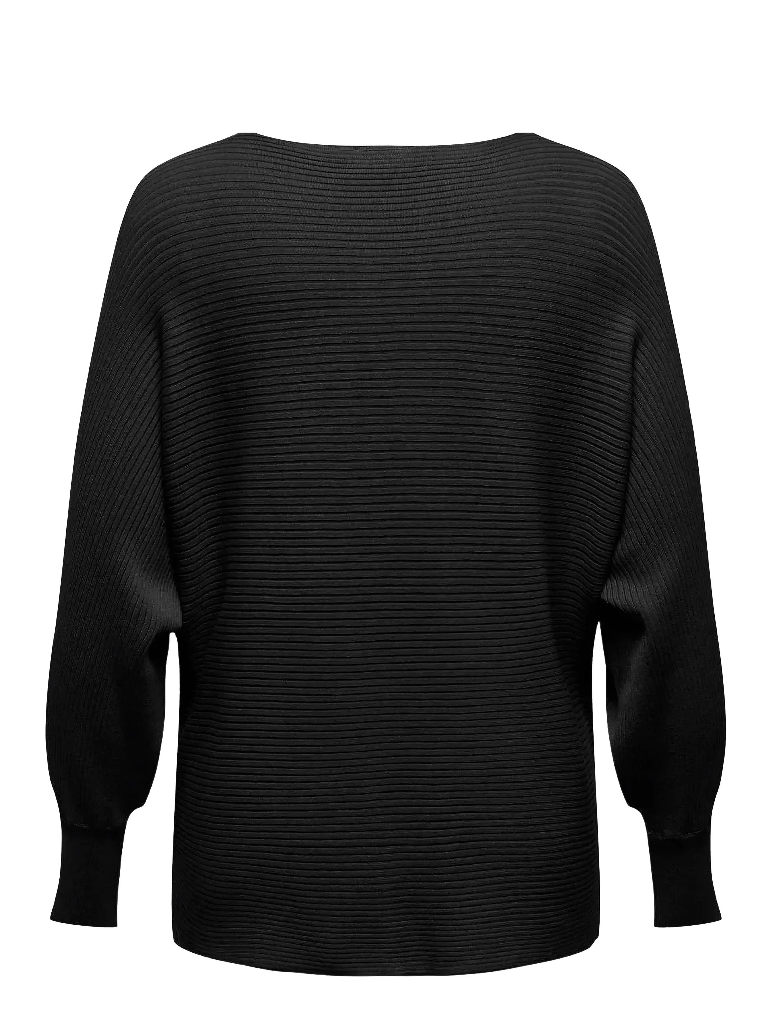 ONLY Carmakoma - CARNEW ADALINE LS PULLOVER KNT NOOS - black - 2