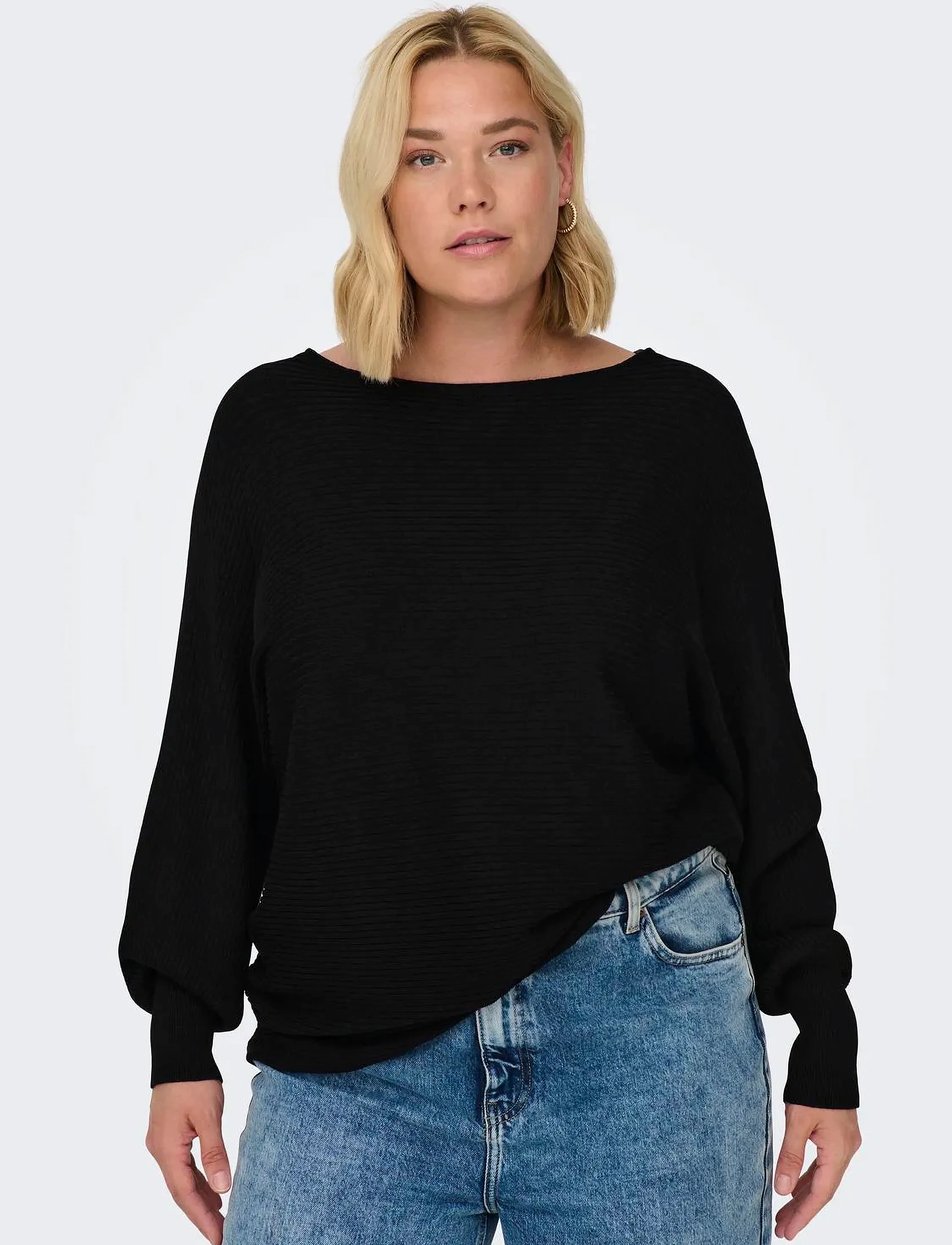 ONLY Carmakoma Carnew Adaline Ls Pullover Knt Noos stickade tröjor dam – bild 5