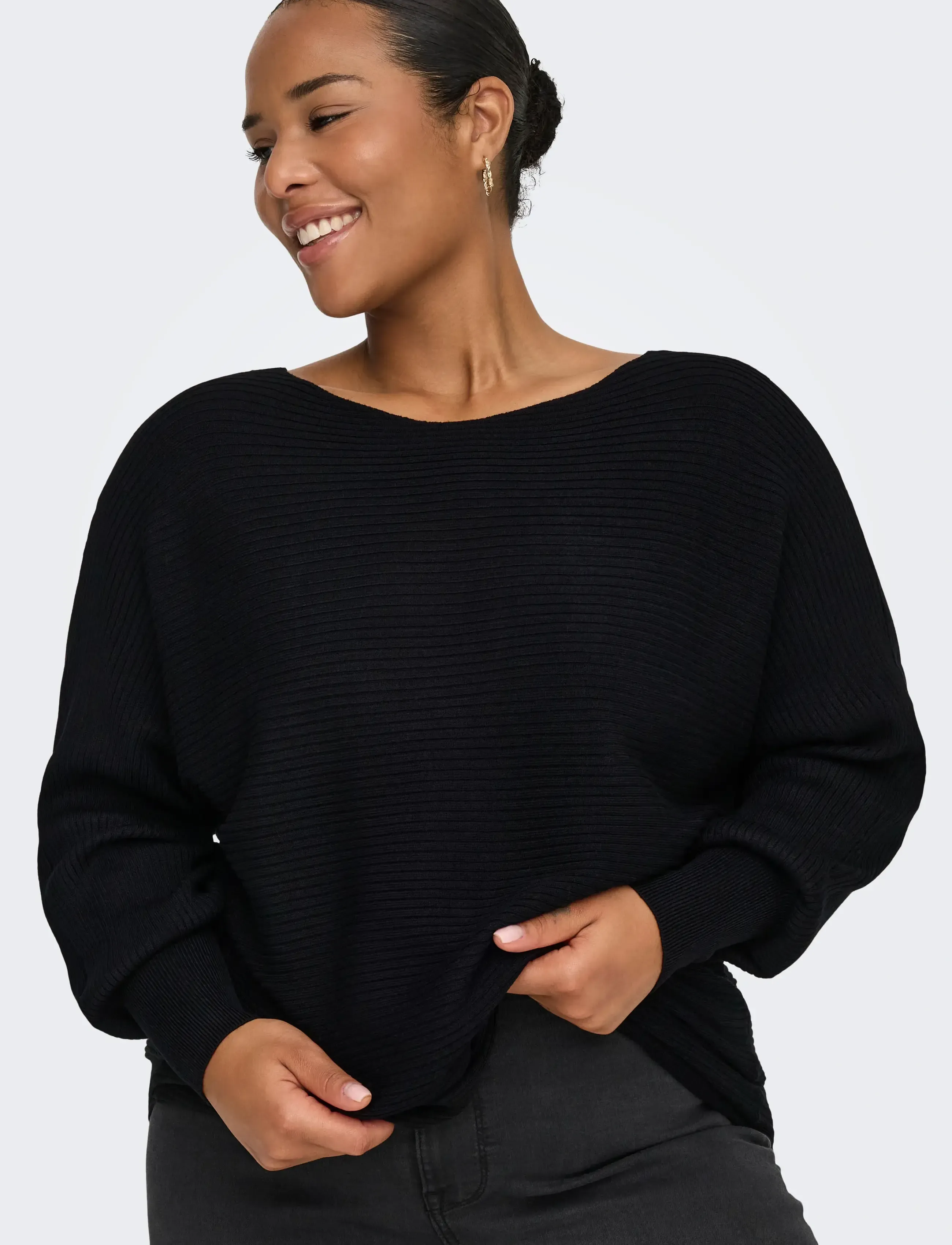 ONLY Carmakoma Carnew Adaline Ls Pullover Knt Noos stickade tröjor dam – bild 6