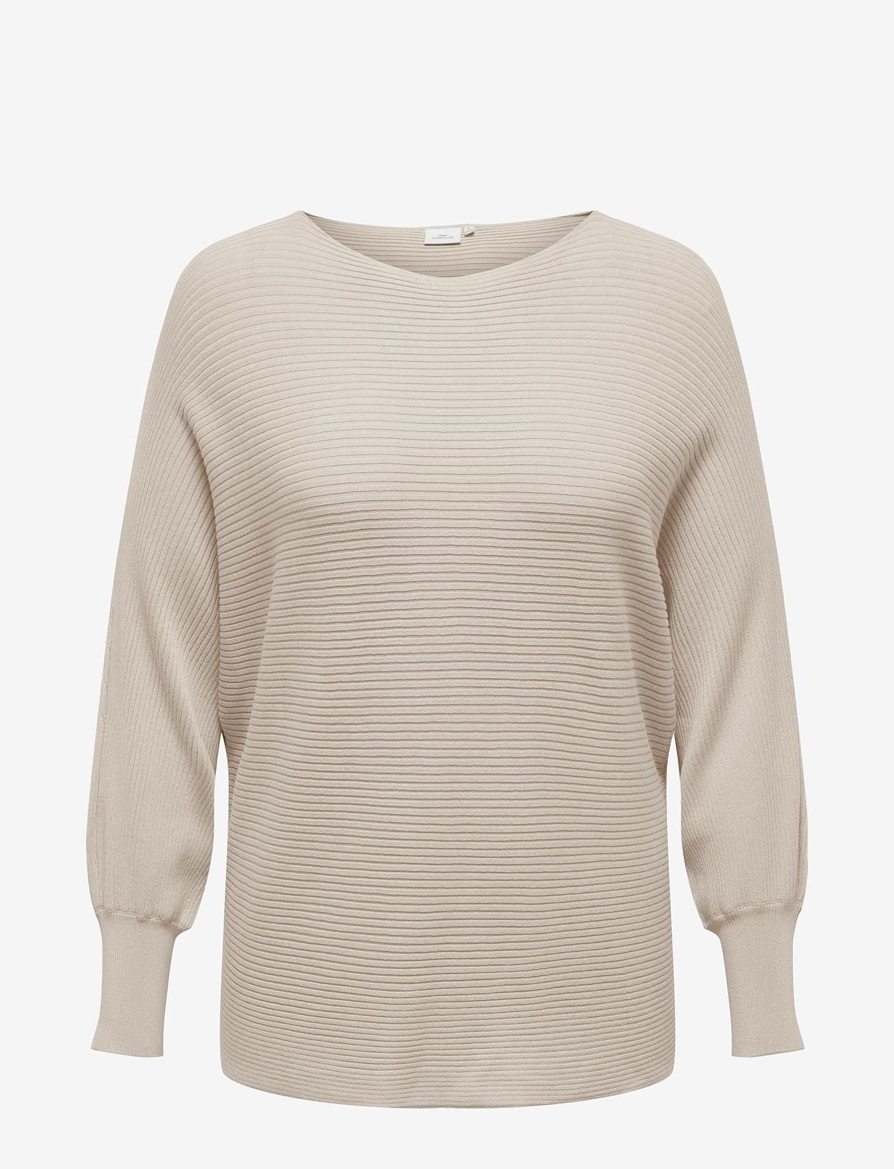 ONLY Carmakoma - CARNEW ADALINE LS PULLOVER KNT NOOS - sviitrid - pumice stone - 1