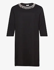 ONLY Carmakoma - CARNEWGENEVA LIFE 3/4 BLING DRESS JRS BF - feestelijke kleding voor outlet-prijzen - black - 0