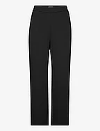 CARLAURA HW WIDE PULL-UP PANT TLR - BLACK