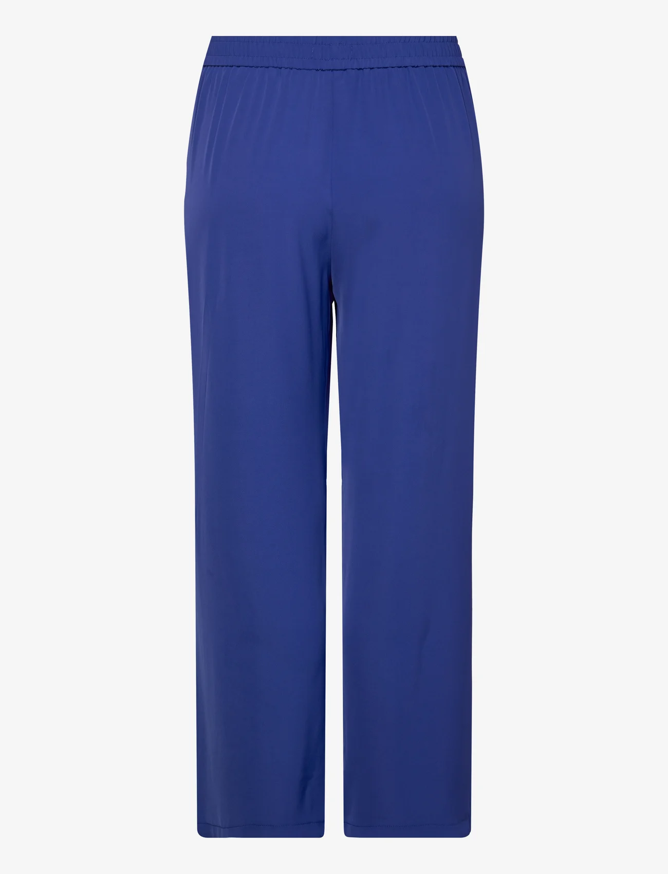 ONLY Carmakoma - CARLAURA HW WIDE PULL-UP PANT TLR - puvunhousut - bluing - 1
