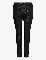 ONLY Carmakoma - CARBLUSH-VADA SHINE STRIPE SKINNY PNT - trousers with skinny legs - black - 1