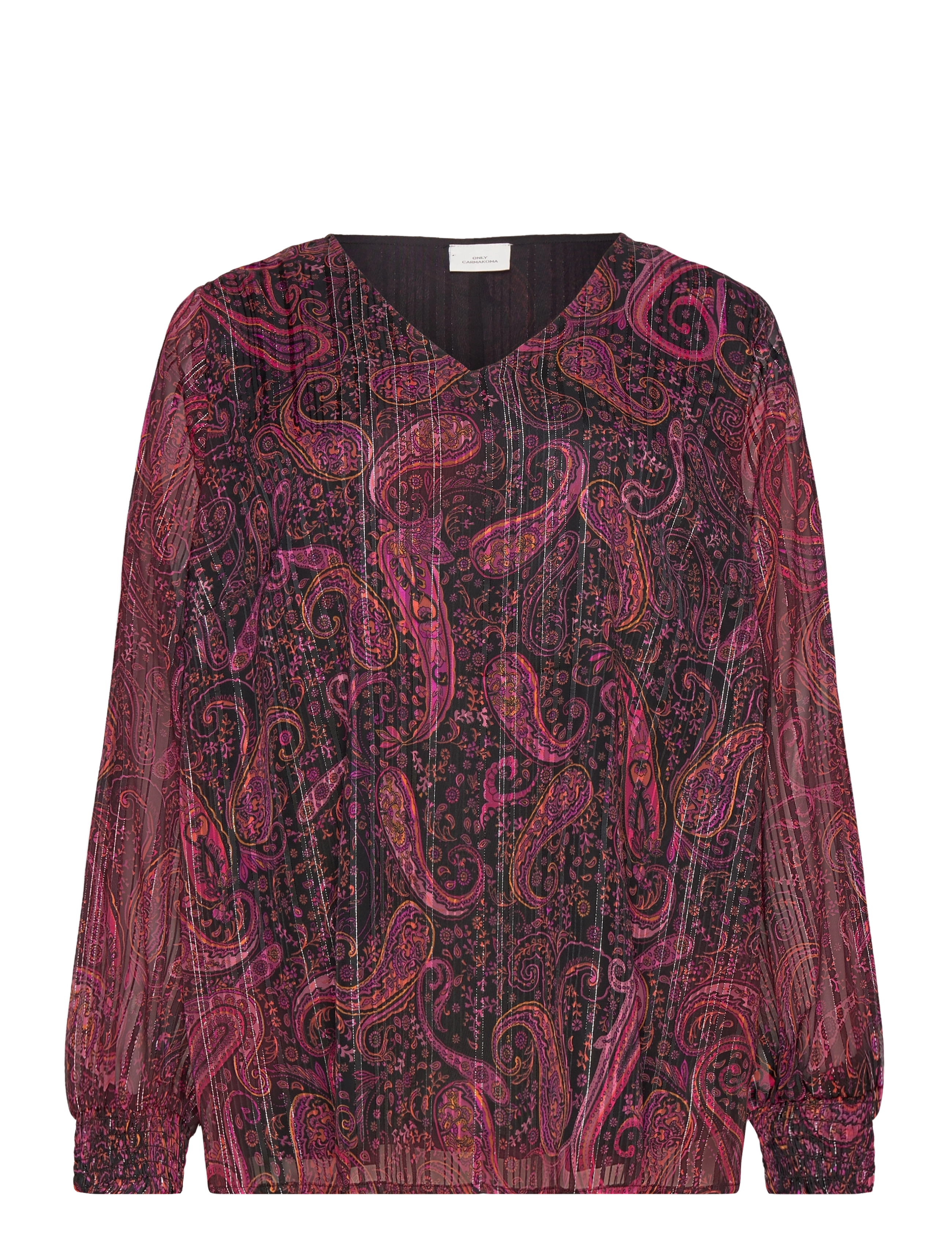 CARCLARIE LIFE L/S V-NECK TOP AOP