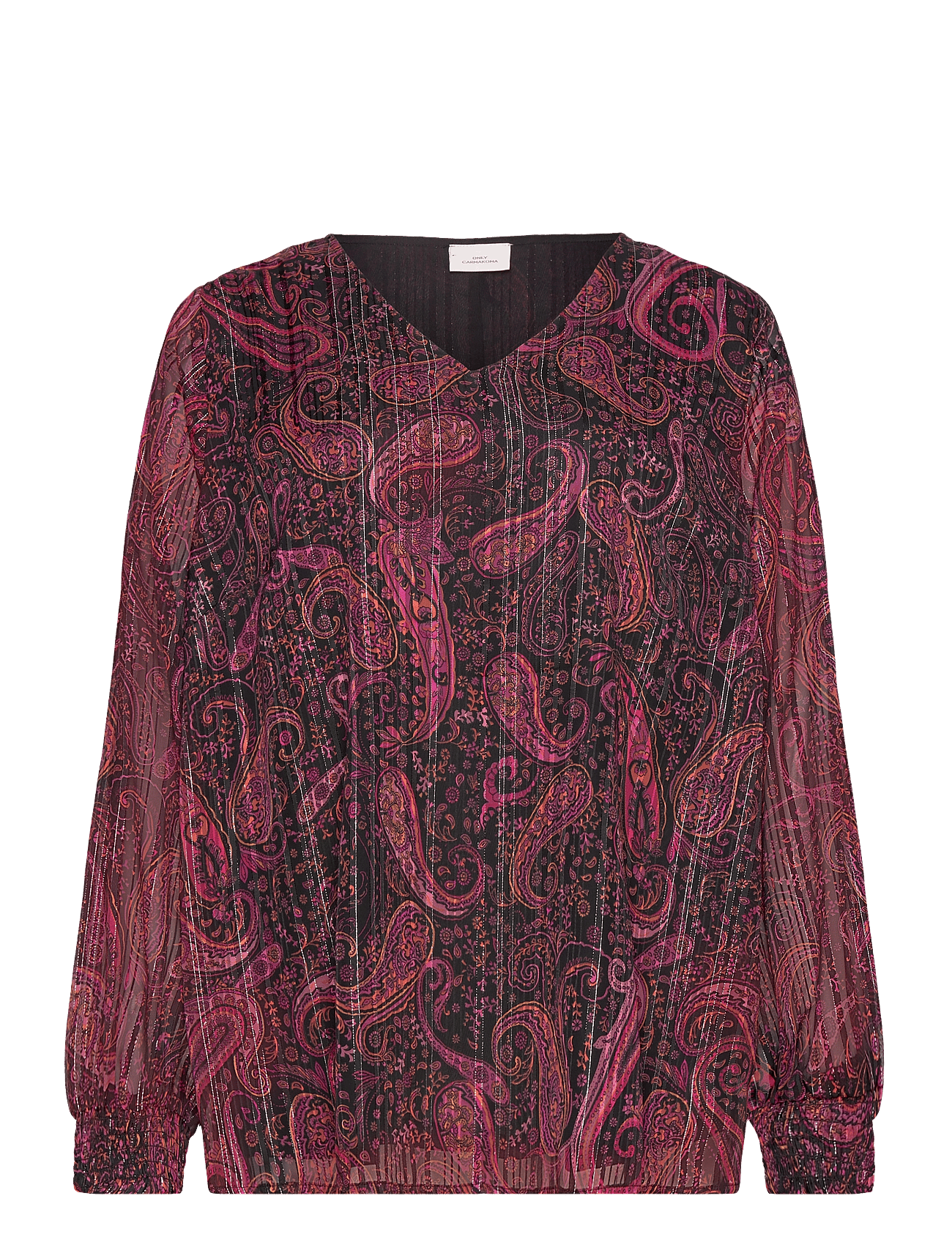 CARCLARIE LIFE L/S V-NECK TOP AOP