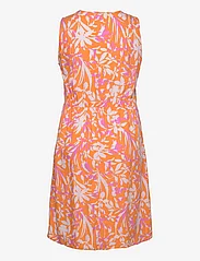 ONLY Carmakoma - CARPIORA S/L WRAP BLK DRESS WVN - sukienki letnie - orange ochre - 1