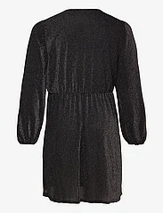 ONLY Carmakoma - CARFIESTA L/S V-NECK GLITTER DRESS JRS - festkläder till outletpriser - black - 1