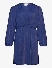 ONLY Carmakoma - CARFIESTA L/S V-NECK GLITTER DRESS JRS - party wear at outlet prices - bluing - 0